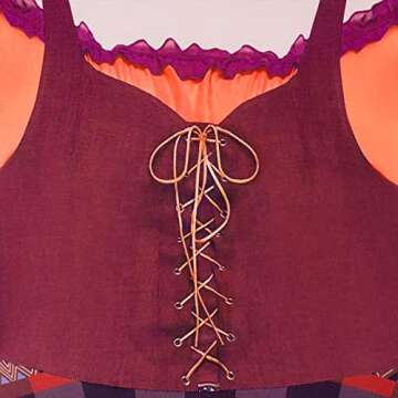 RuuYiicoco Girl Witch Costume Set for Halloween Magic