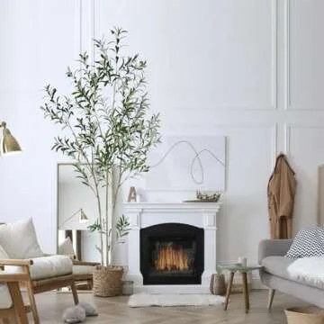 Lifelike 7ft Olive Tree - Perfect Floor Decor for Any Room