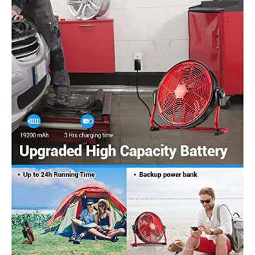 Geek Aire Wood Stove Fan, 3 Blades Wood Stove Fan Heat Powered