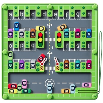Magnetic Alphabet Maze Montessori Toy for Toddlers 2-4