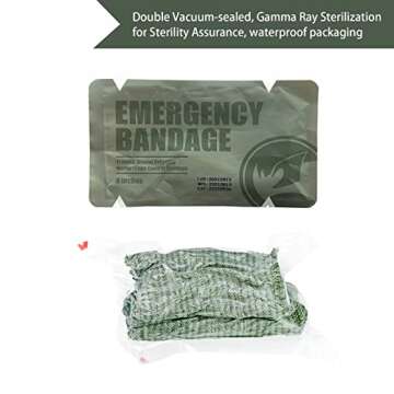 6" Tactical Compression Bandage for Emergencies and First Aid
