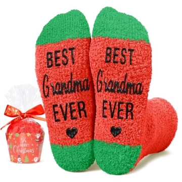 HAPPYPOP Christmas Gifts Stocking Socks for Women - Perfect Secret Santa Stocking Stuffers for Her, ...