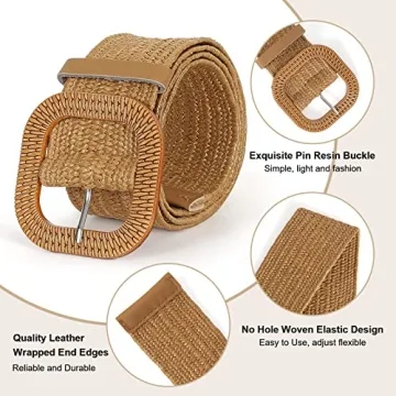 Stylish XZQTIVE Woven Belt for Women - Summer Boho Design