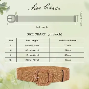 Stylish XZQTIVE Woven Belt for Women - Summer Boho Design