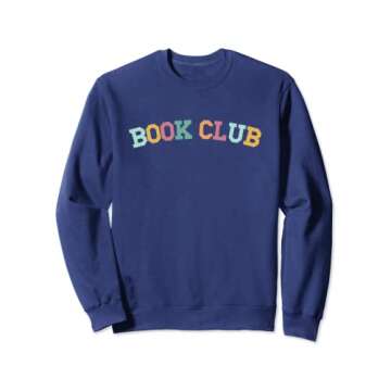 Book Club University Style Sweatshirt for Book Lovers