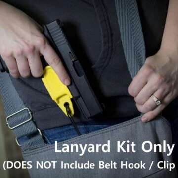 Raven Concealment Systems Vanguard VG2 Lanyard Kit Compatible with Glock 42/43 | Inside Waistband (I...