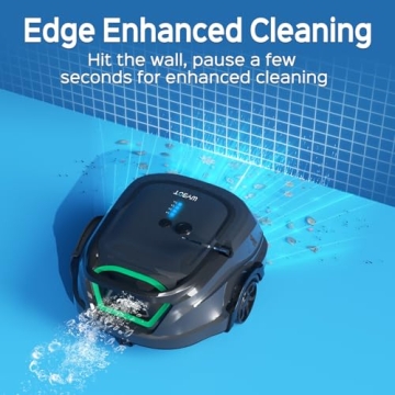 WYBOT A1 Cordless Pool Vacuum Dual Filters Fast Charging