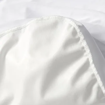 Amazon Basics Waterproof Mattress Protector, White, Full