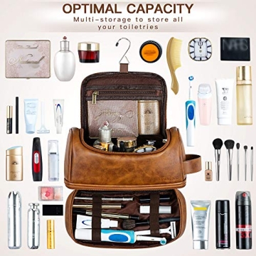 Elviros Toiletry Bag for Stylish Travel Organization