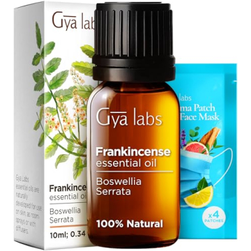 Gya Labs Frankincense Essential Oil - 100% Pure Natural Frankincense Oil for Face Skin Body Massages...