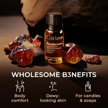 Gya Labs Frankincense Essential Oil - 100% Pure Natural Aromatherapy