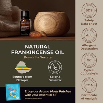 Gya Labs Frankincense Essential Oil - 100% Pure Natural Aromatherapy
