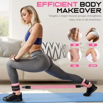 Ankle Resistance Bands with Cuffs for Workouts