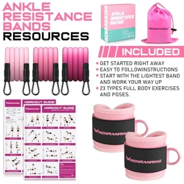 Ankle Resistance Bands with Cuffs for Workouts