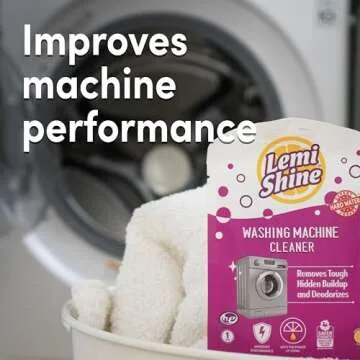 Lemi Shine Washing Machine Cleaner, Restore Performance, Biodegradable Ingredients (1 Count)