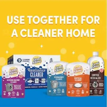 Lemi Shine Washing Machine Cleaner, Restore Performance, Biodegradable Ingredients (1 Count)
