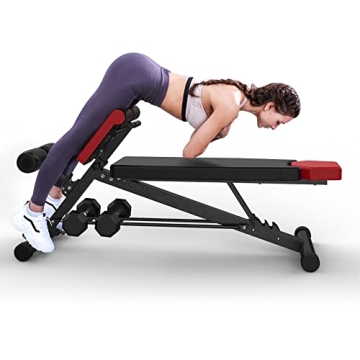 Finer Form Multi-Functional Weight Bench for Full All-in-One Body Workout – Versatile Adjustable W...