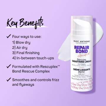 Marc Anthony Anti-Frizz Hair Styler - Strong, Smooth & Shiny Hair