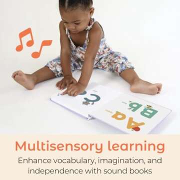 Calis Books ABC Book | Great Alphabet Learning Toy with The ABC Song | Sound Books for Toddlers 1-3 ...