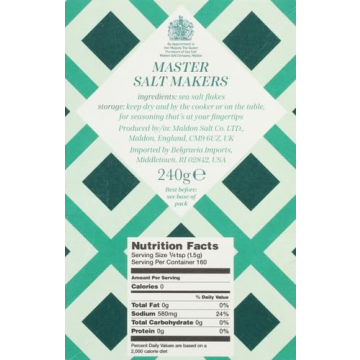 Maldon Sea Salt Flakes Gourmet Pyramid Crystals