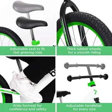 Bixe Balance Bike - Safe and Fun Ride for Kids