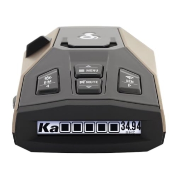 Cobra RAD 450 Laser Radar Detector - Long Range, OLED Display, Voice Alert