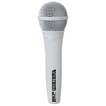 SKP Pro Audio Dynamic Microphone - Professional XLR Karaoke Mic