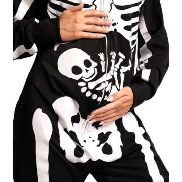 Comfy Tipsy Elves Halloween Skeleton Costume for Women