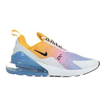 NIKE Men's Low-Top Sneaker, Gold Univ Gold Black Univ Blue Psychic Pink White Football Grey 702, 10