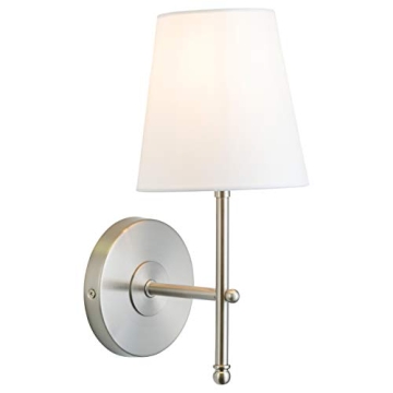 Affordable Tamb Wall Sconce with Fabric Shade Design