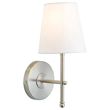 Affordable Tamb Wall Sconce with Fabric Shade Design