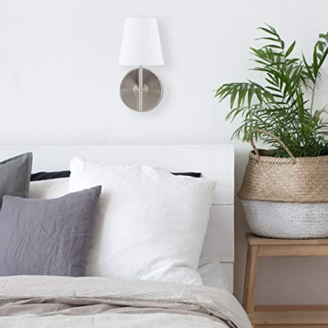 Affordable Tamb Wall Sconce with Fabric Shade Design