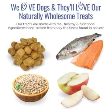 Smart Cookie All Natural Soft Dog Treats - Trout & Apple - Healthy Dog Treats for Allergies, Sensitive Stomachs - Chewy, Grain Free, Human-Grade, Made in The USA - 5oz Bag