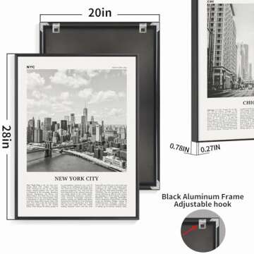Gouwgenr New York City Wall Art Collection - 3 Pieces