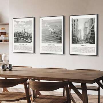 Gouwgenr New York City Wall Art Collection - 3 Pieces