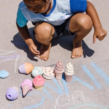 Melissa & Doug Ice Cream Cake Chalk Set for Kids