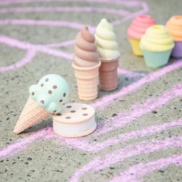 Melissa & Doug Ice Cream Cake Chalk Set for Kids