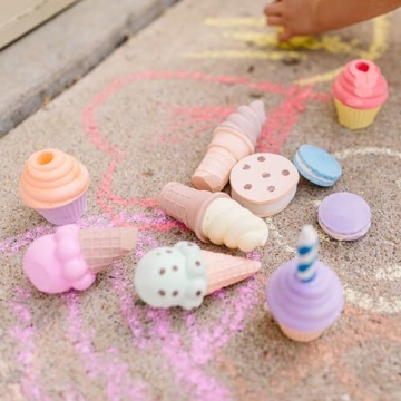 Melissa & Doug Ice Cream Cake Chalk Set for Kids