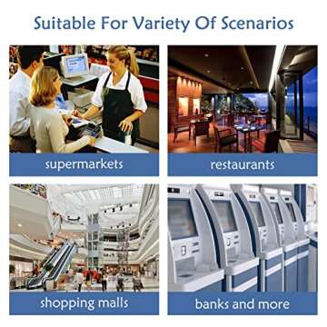 BESTEASY Thermal Receipt Paper - 50 Rolls for POS Printing