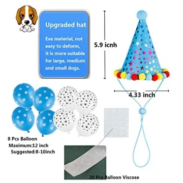 Delightful TCBOYING Dog Birthday Party Supplies for Pets