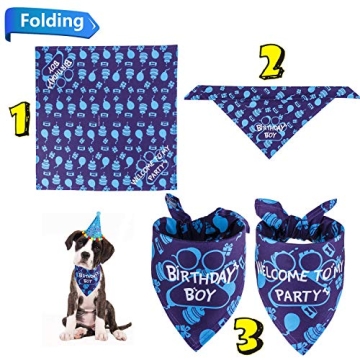 Delightful TCBOYING Dog Birthday Party Supplies for Pets