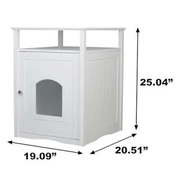 Stylish Merry Pet Cat Washroom Night Stand for Pets
