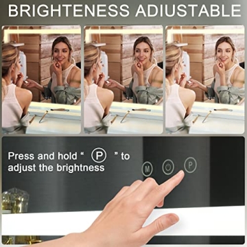 Sucedey Vanity Makeup Mirror with Lights & Magnification