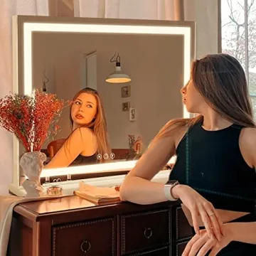Sucedey Vanity Makeup Mirror with Lights & Magnification