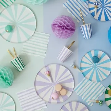 Meri Meri Colorful Striped Napkins for Every Occasion