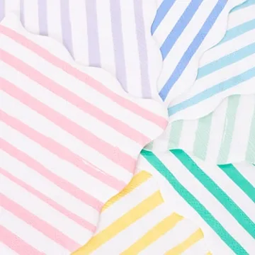 Meri Meri Colorful Striped Napkins for Every Occasion