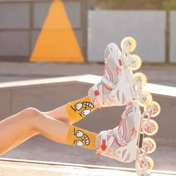 Cute Funny Emotion Face Socks for Women & Teens