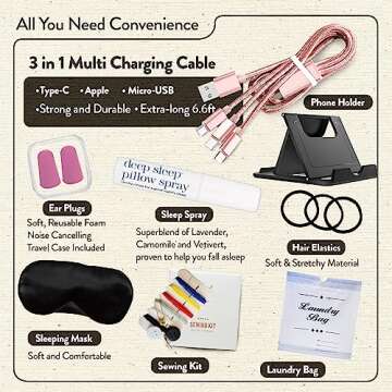 Luxury Natural 30 Piece Travel Kit for Women