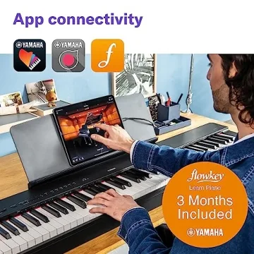 Yamaha P225B 88-Key Weighted Action Digital Piano Black