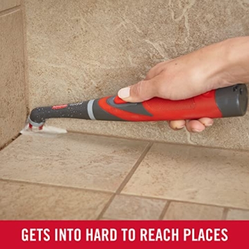 Rubbermaid Reveal Power Scrubber with Multi-Purpose Head, Cordless Electric Battery Powered Scrub Brush, Water Resistant, for Home/Kitchen/Bathroom/Grout/Tile/Shower/Tub